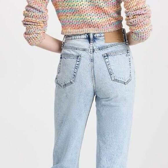 NWOT rag & bone Alex High Rise Acid Wash Straight Jeans Womens Sz 25 - Picture 5 of 12